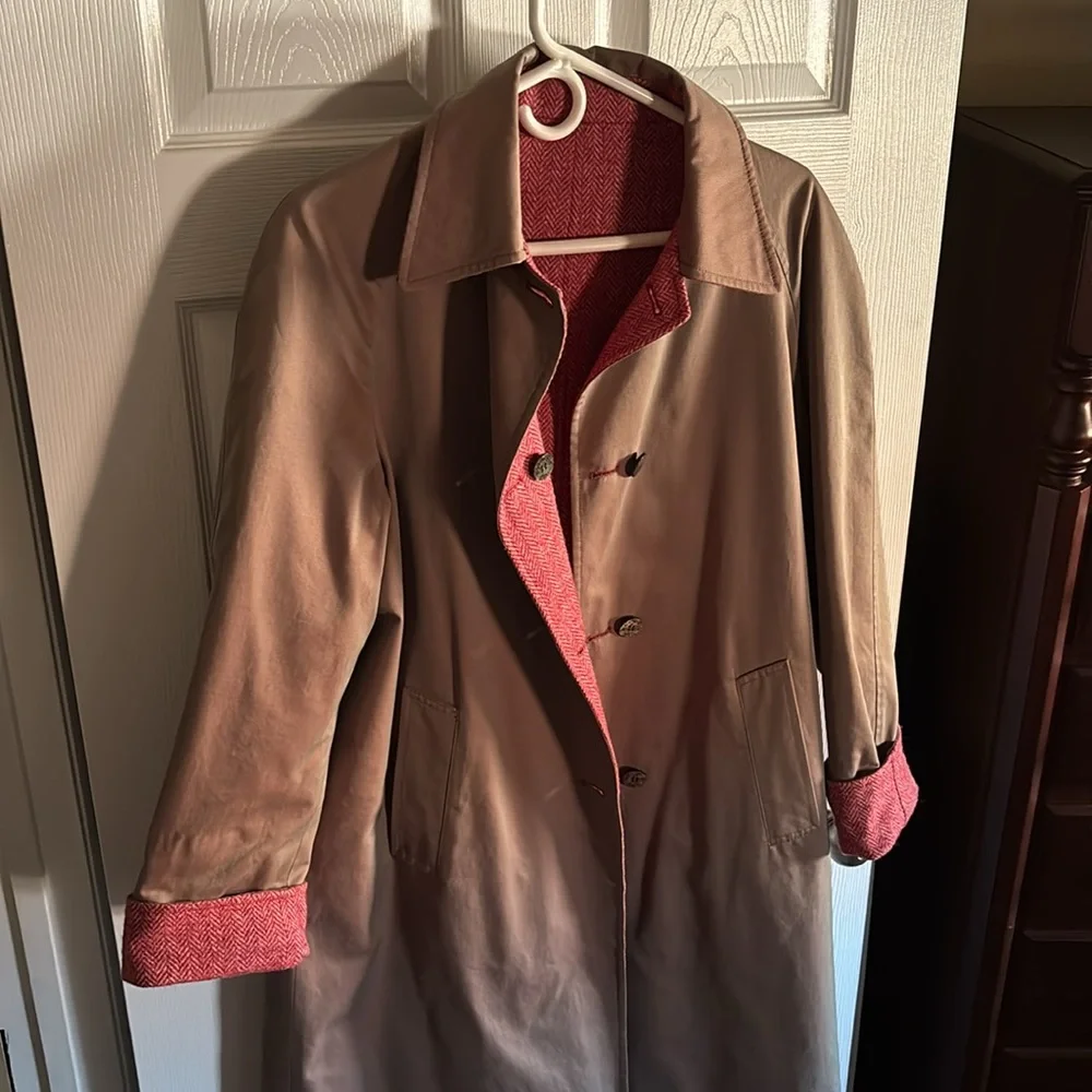 Balmain Pink Trench Coat - Picture 1 of 12
